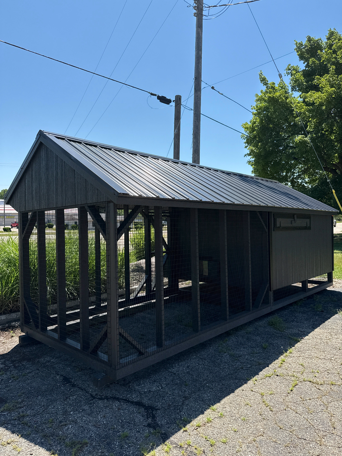 7' x 20' A-Frame Chicken Coop & Feed Room in DeWitt, MI - Mast Mini Barns for sale in DeWitt, MI